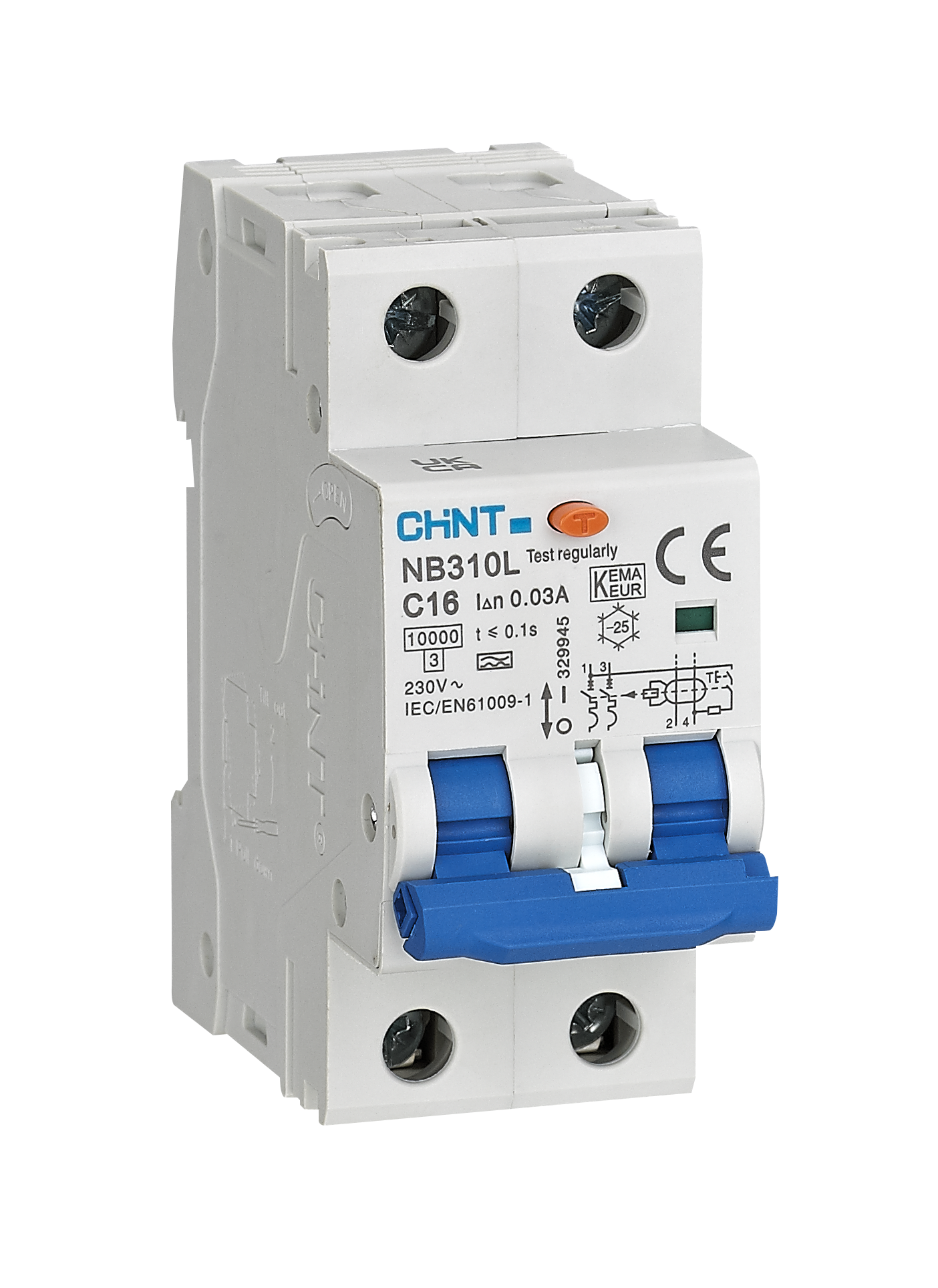 NB310L(3PN) Residual Current Operated Circuit Breaker with over-current protection (Magnetic)